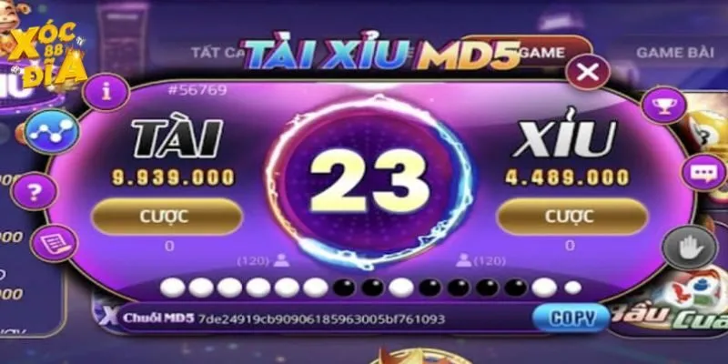 Tài Xỉu MD5 – Cược Minh Bạch, Bảo Mật An Toàn Tuyệt Đối 2 Tài xỉu MD5 là một trong những sân chơi ăn khách hàng đầu hiện nay